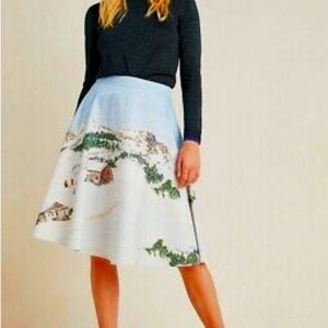 Anthropologie wonderland midi skirt, size XL